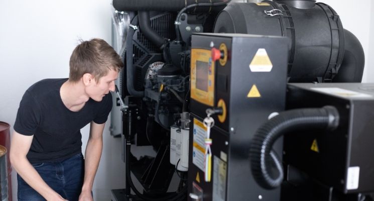 mesin generator susah hidup