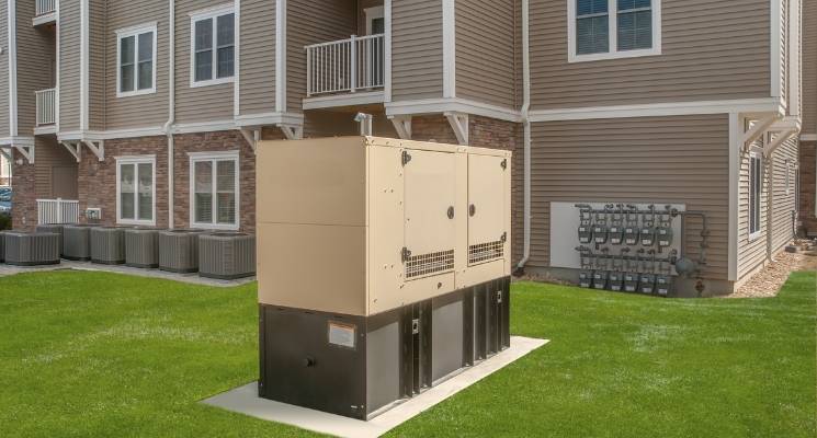 pemasangan genset di rumah